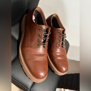 Men's Brown Leather Shoes By Steve Madden with con Ortholite sz 11